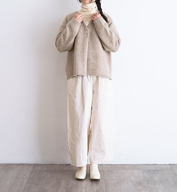 オオカミとフクロウ「オオカミと真夜中のティータイム&ldquo;つつみ&rdquo;」|カーディガン|