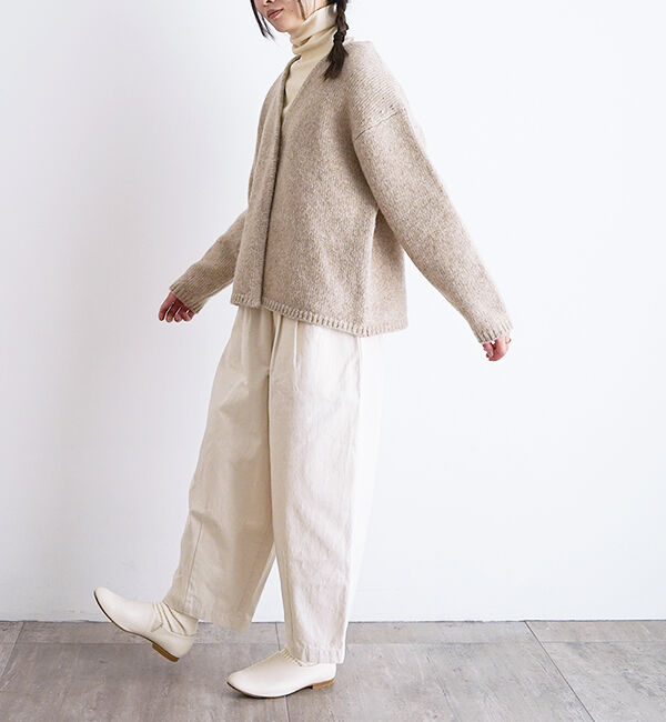 オオカミとフクロウ「オオカミと真夜中のティータイム&ldquo;つつみ&rdquo;」|カーディガン|