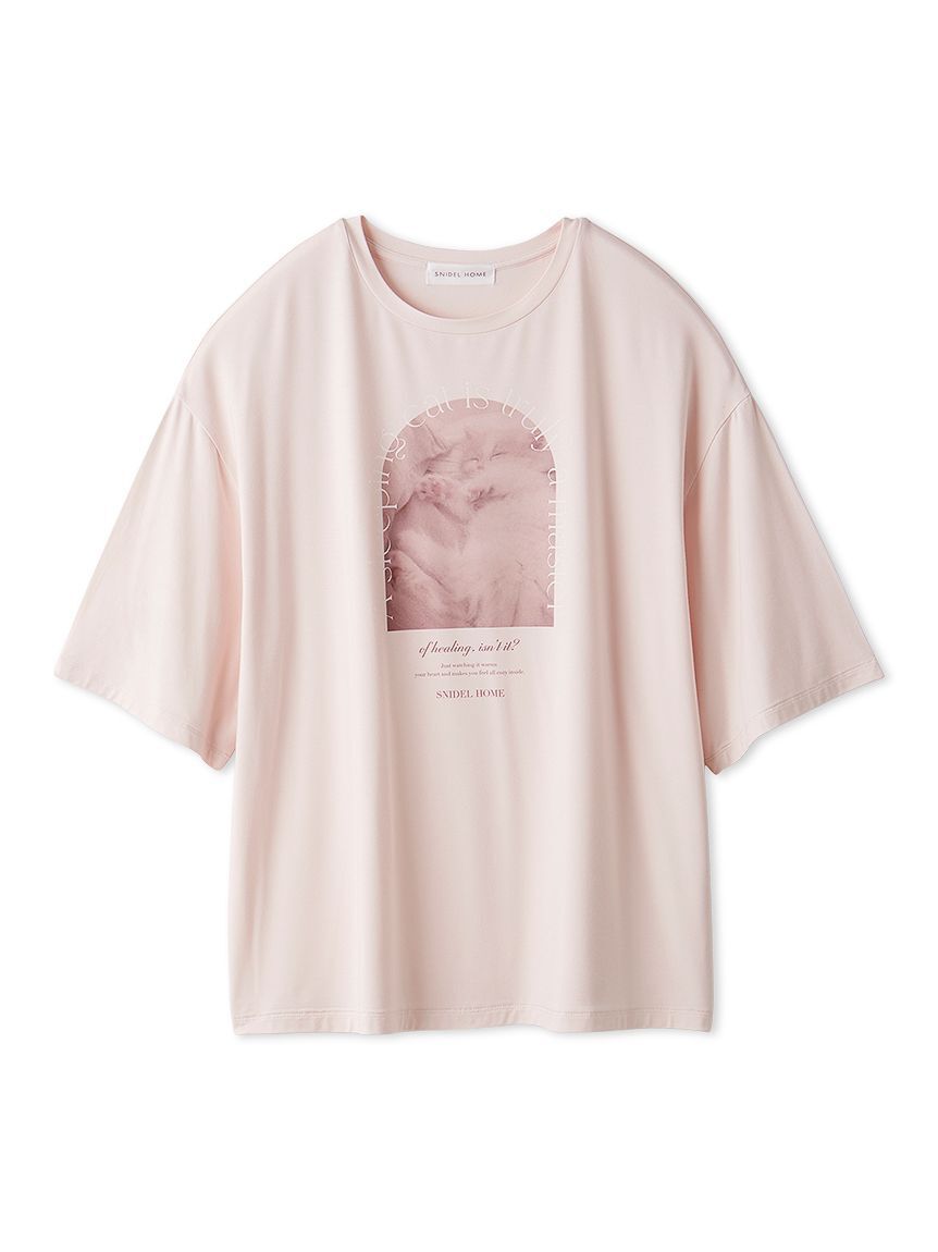 SNIDEL HOME「【接触冷感】CATTシャツ」|ルームウェア|
