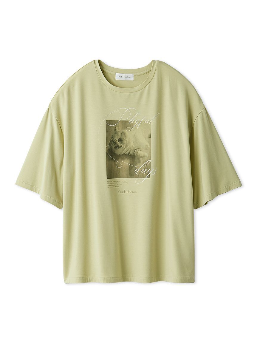 SNIDEL HOME「【接触冷感】CATTシャツ」|ルームウェア|