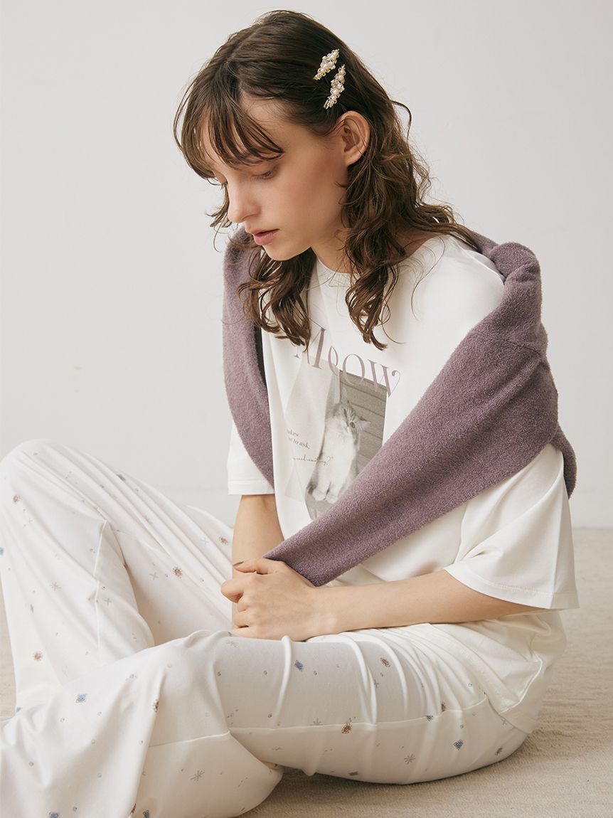 SNIDEL HOME「【接触冷感】CATTシャツ」|ルームウェア|