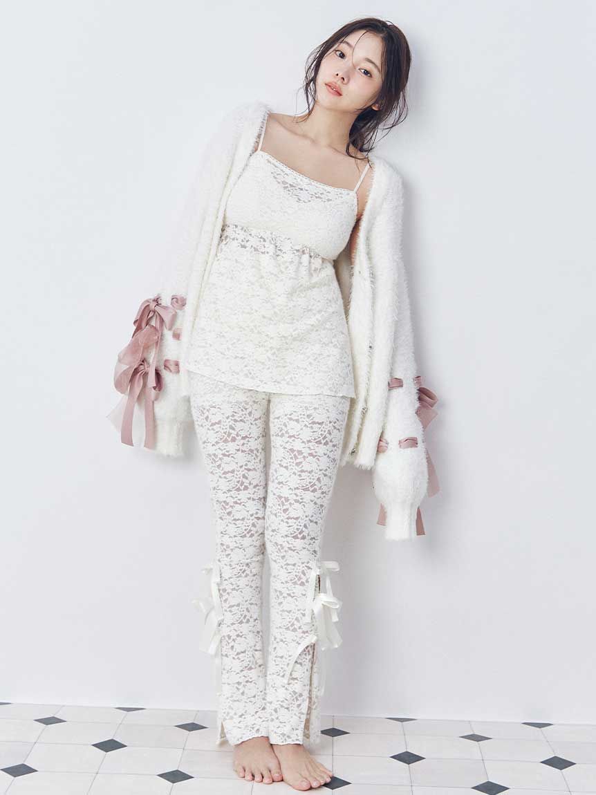 SNIDEL HOME「レースリボンレギンス」|その他|IVR