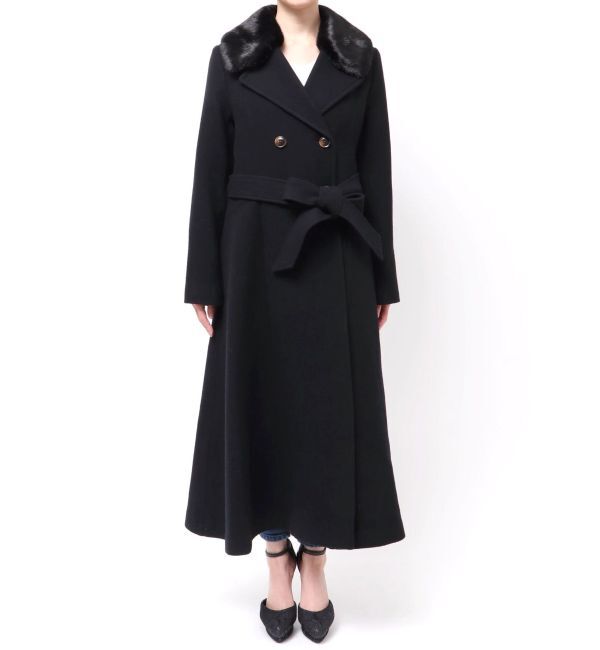 ショートビーバーウールロングコート（RESEXXY）｜ルミネの