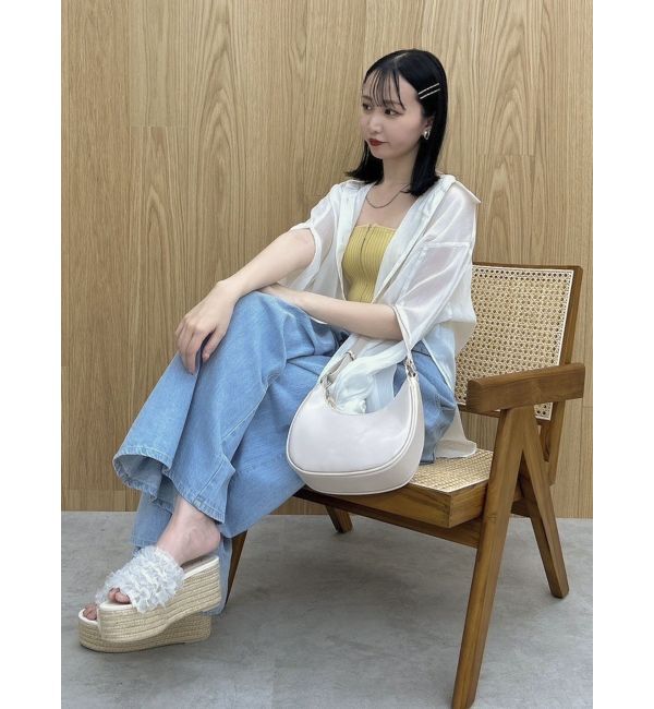 dazzlin「ダブルジップリブニットビスチェ」|ニット・セーター|