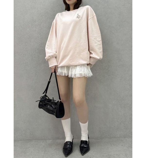 dazzlin「CAT刺繍リボンカットプルオーバー」|Tシャツ・カットソー|