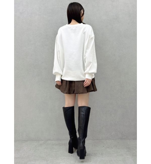 dazzlin「CAT刺繍リボンカットプルオーバー」|Tシャツ・カットソー|