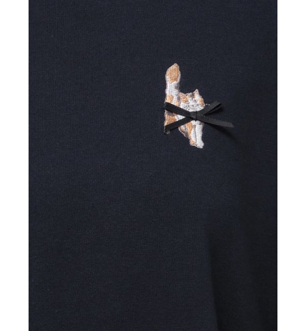 dazzlin「CAT刺繍リボンカットプルオーバー」|Tシャツ・カットソー|