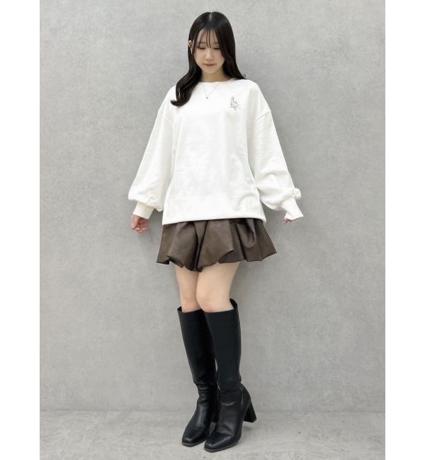 dazzlin「CAT刺繍リボンカットプルオーバー」|Tシャツ・カットソー|