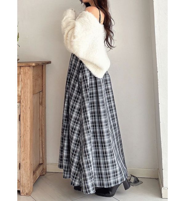 MERCURYDUO「フェイクレザービスチェドッキングキャミワンピース」|ワンピース|