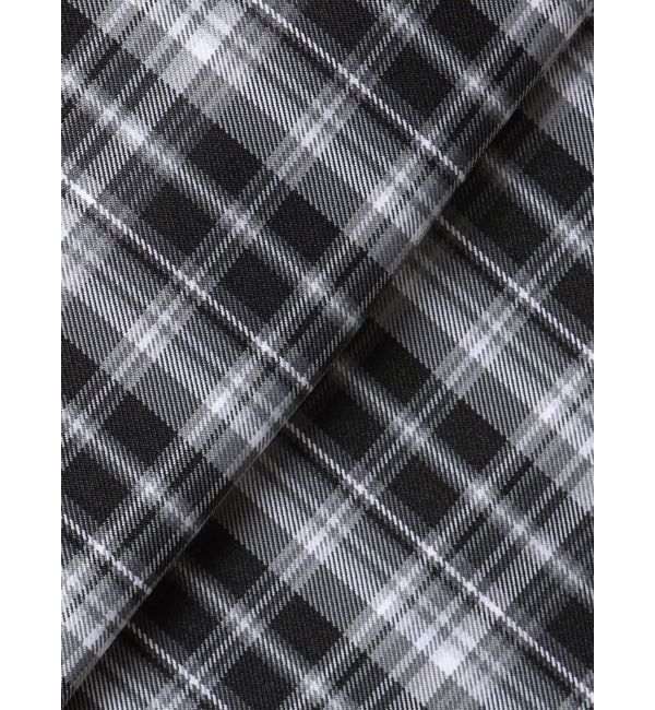 MERCURYDUO「フェイクレザービスチェドッキングキャミワンピース」|ワンピース|