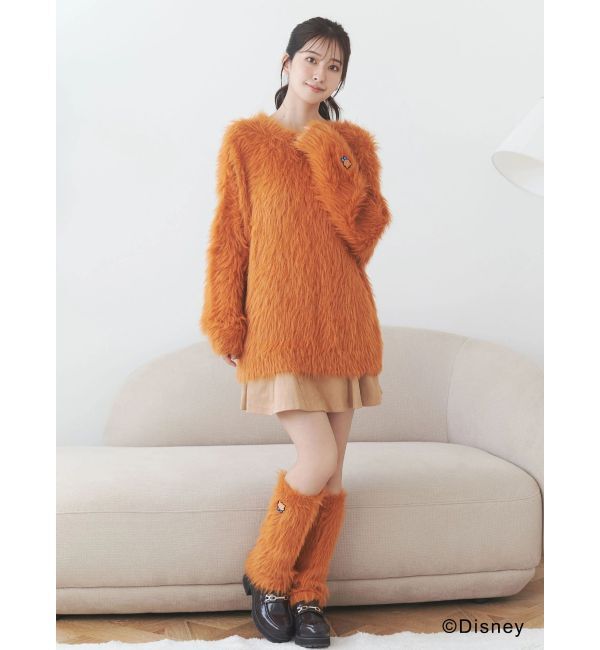 MERCURYDUO「【ディズニーコレクション】おしゃれキャット/ ロングシャギーレッグウォーマー」|レッグウォーマー|