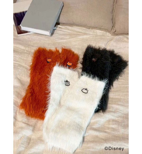 MERCURYDUO「【ディズニーコレクション】おしゃれキャット/ ロングシャギーレッグウォーマー」|レッグウォーマー|