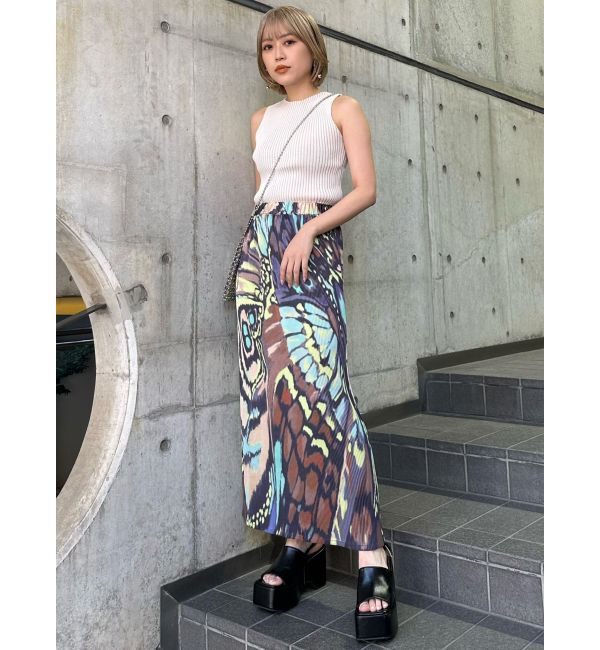 MURUA「バイカラーリブニットタンク」|ニット・セーター|