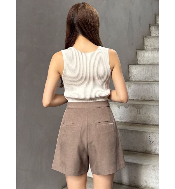 MURUA「バイカラーリブニットタンク」|ニット・セーター|