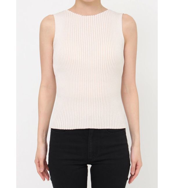 MURUA「バイカラーリブニットタンク」|ニット・セーター|