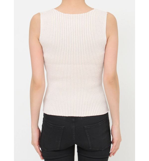 MURUA「バイカラーリブニットタンク」|ニット・セーター|