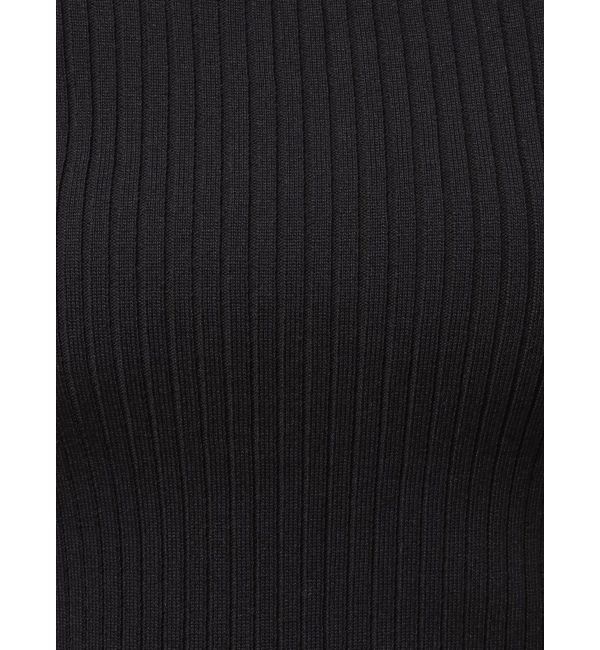 MURUA「ショルダーカットレイヤードライクリブニット」|ニット・セーター|