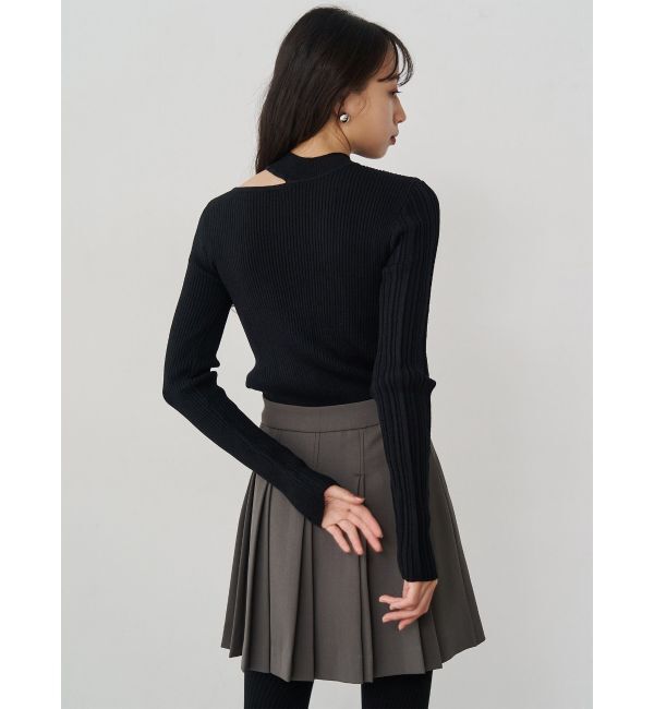 MURUA「チョーカーランダムリブニット」|ニット・セーター|