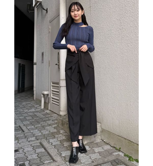 MURUA「チョーカーランダムリブニット」|ニット・セーター|