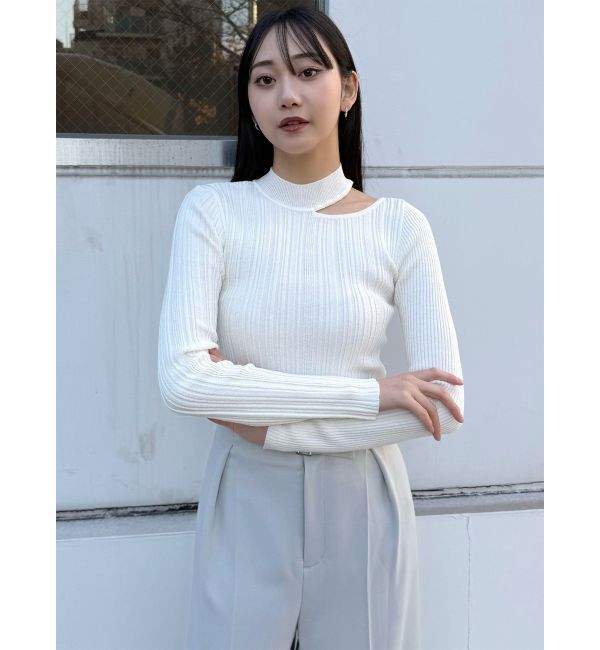 MURUA「チョーカーランダムリブニット」|ニット・セーター|