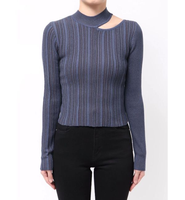 MURUA「チョーカーランダムリブニット」|ニット・セーター|