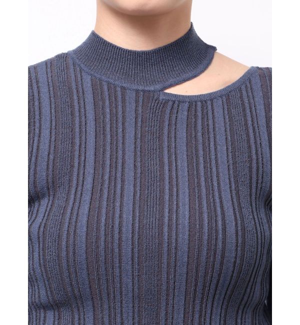 MURUA「チョーカーランダムリブニット」|ニット・セーター|
