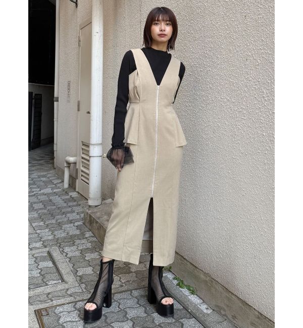 MURUA「チュールカフスリブニット」|ニット・セーター|