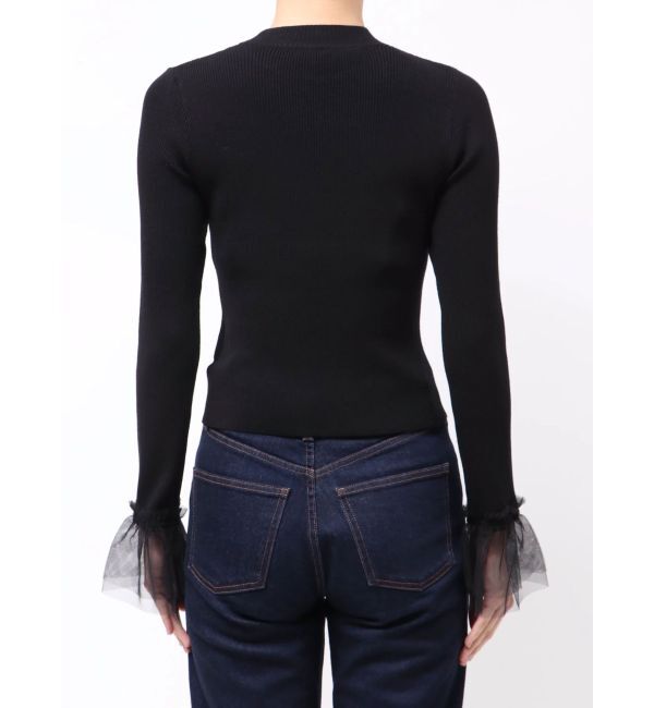 MURUA「チュールカフスリブニット」|ニット・セーター|