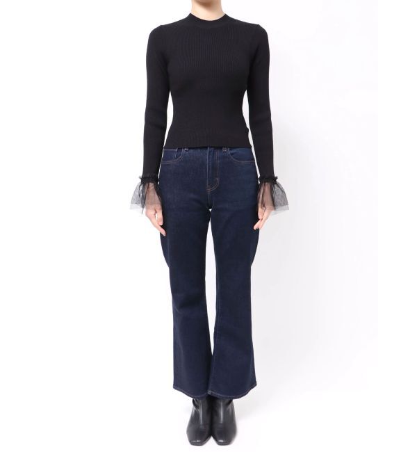 MURUA「チュールカフスリブニット」|ニット・セーター|