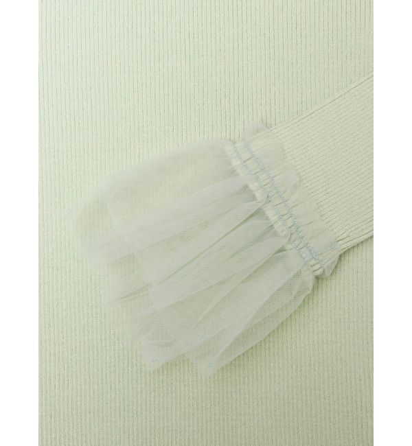 MURUA「チュールカフスリブニット」|ニット・セーター|