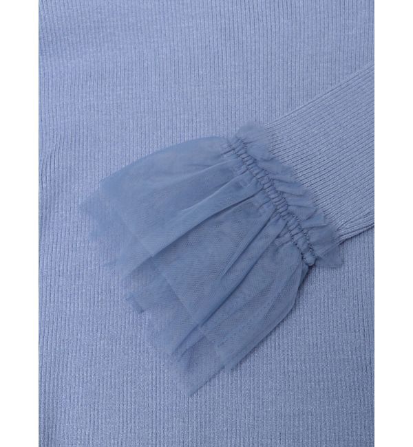 MURUA「チュールカフスリブニット」|ニット・セーター|