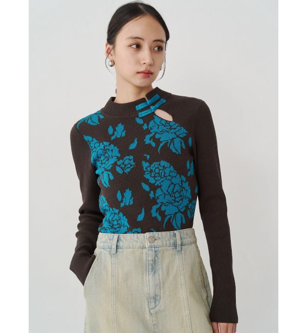 MURUA「チャイナリブニット」|ニット・セーター|