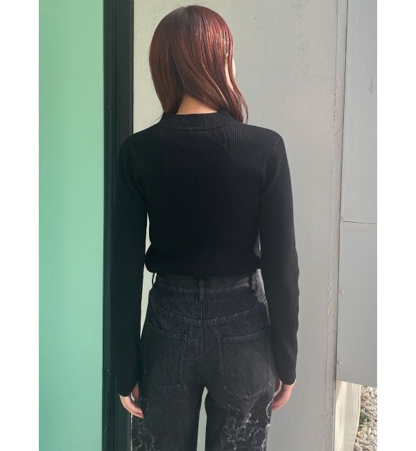 MURUA「チャイナリブニット」|ニット・セーター|