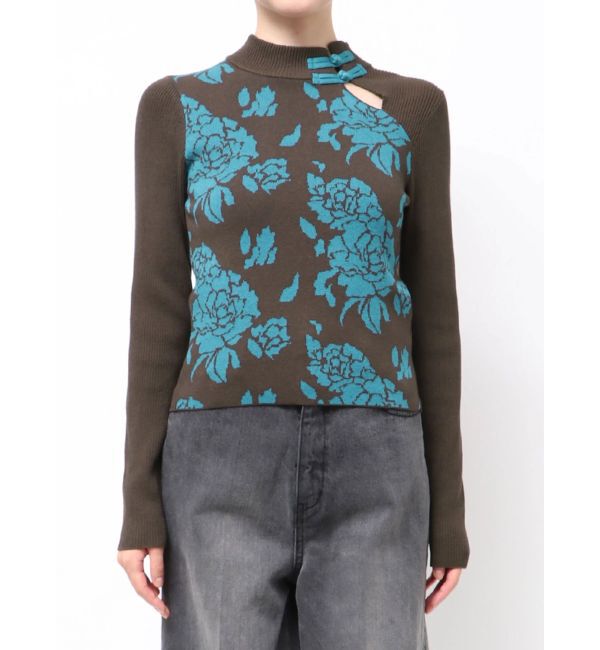 MURUA「チャイナリブニット」|ニット・セーター|