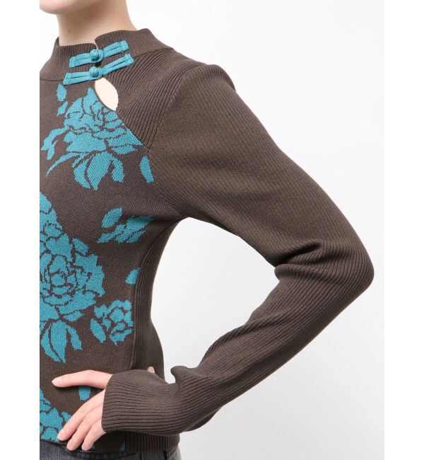 MURUA「チャイナリブニット」|ニット・セーター|