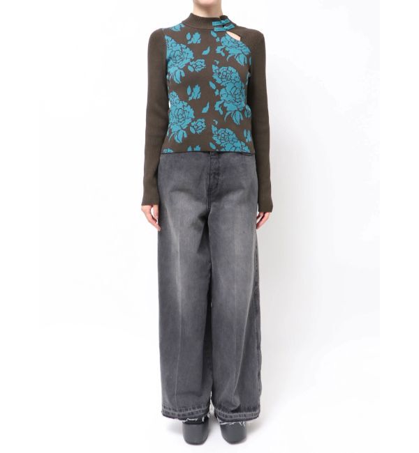 MURUA「チャイナリブニット」|ニット・セーター|