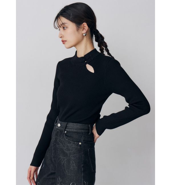 MURUA「チャイナリブニット」|ニット・セーター|