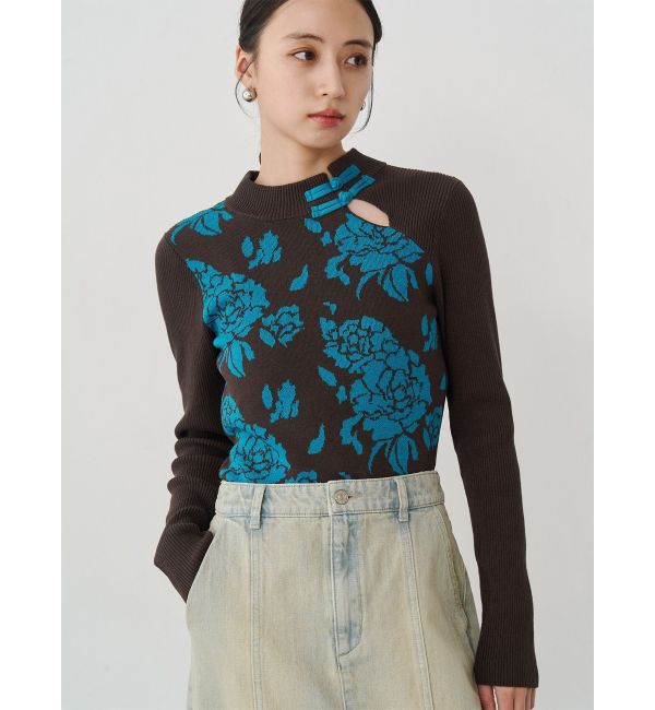 MURUA「チャイナリブニット」|ニット・セーター|ミックス