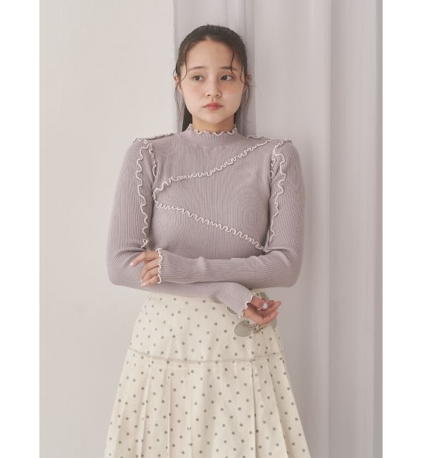 merry jenny「メロウリブニットtops」|ニット・セーター|