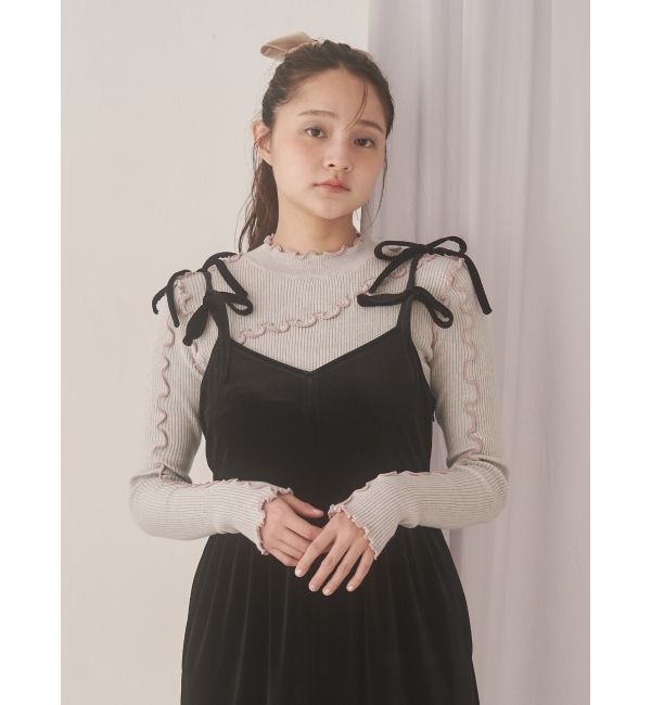 merry jenny「メロウリブニットtops」|ニット・セーター|