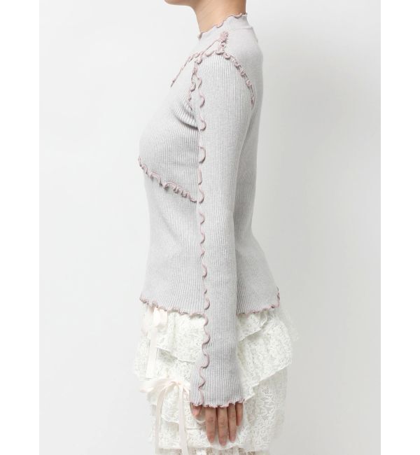 merry jenny「メロウリブニットtops」|ニット・セーター|