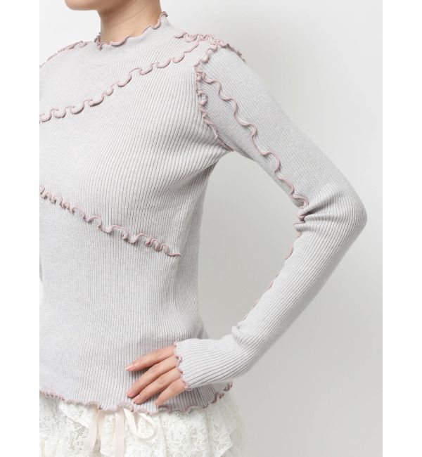 merry jenny「メロウリブニットtops」|ニット・セーター|