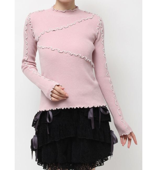 merry jenny「メロウリブニットtops」|ニット・セーター|