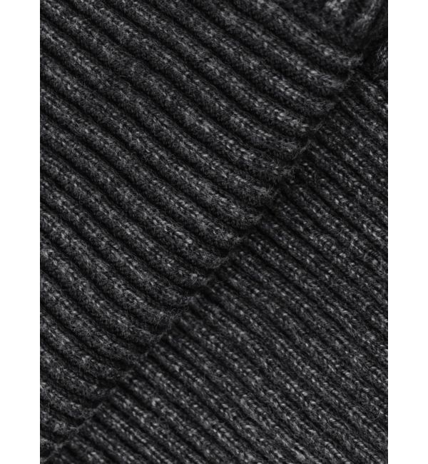 GYDA「ハーフスリーブブリーチWファスナーリブニットトップス」|ニット・セーター|