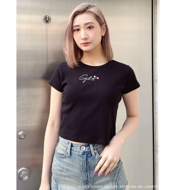 GYDA「【メロクロコラボ】メロクロ&times;Gyda bijou Tシャツ」|Tシャツ・カットソー|