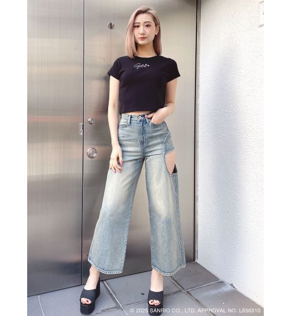 GYDA「【メロクロコラボ】メロクロ&times;Gyda bijou Tシャツ」|Tシャツ・カットソー|