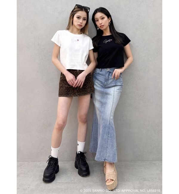 GYDA「【メロクロコラボ】メロクロ&times;Gyda bijou Tシャツ」|Tシャツ・カットソー|