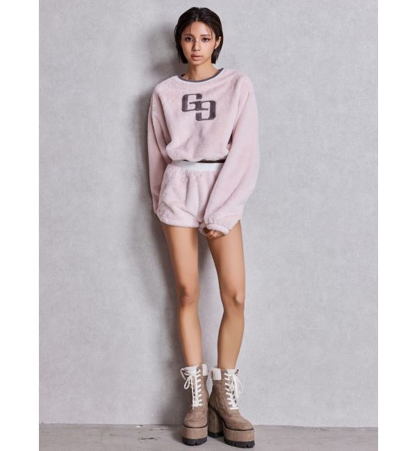 GYDA「GG ECO FURショートトップス」|Tシャツ・カットソー|