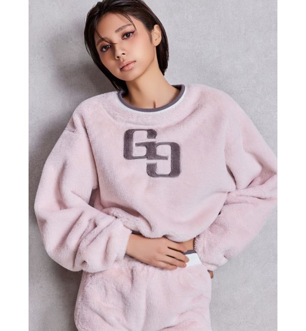 GYDA「GG ECO FURショートトップス」|Tシャツ・カットソー|ピンク