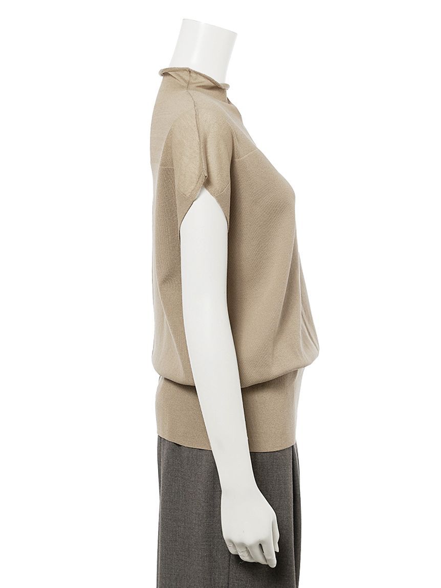 Mila Owen「ハイネックブラウジングシアーニット」|Tシャツ・カットソー|